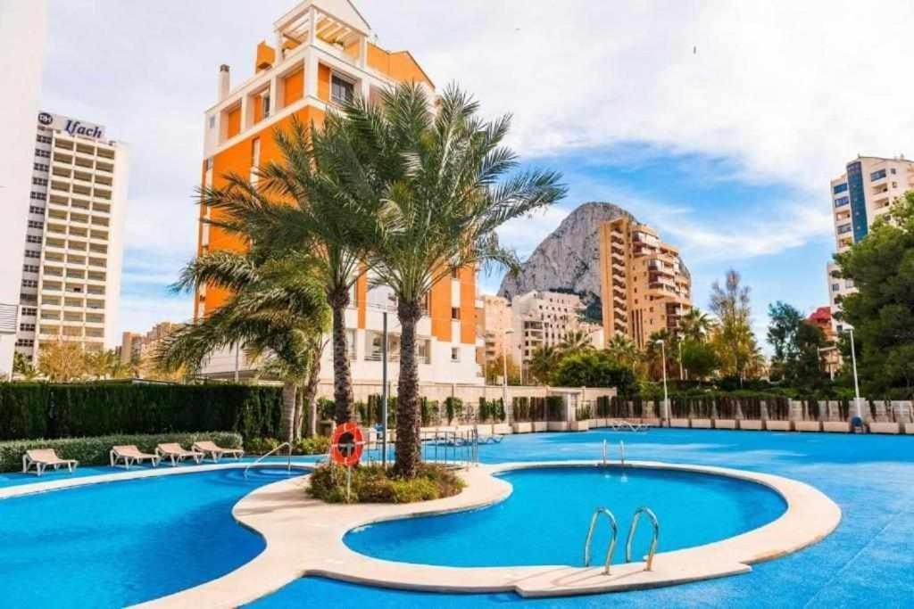 Apartment With Sea View Pool & Private Parking Calpe Exterior foto
